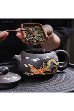 High Temperature Black Clay Teapot