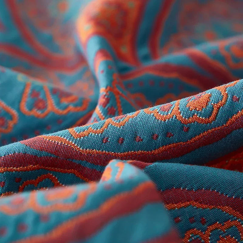 Moroccan Medallion Pattern Blanket