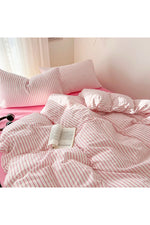 Striped Linen Bedding Set