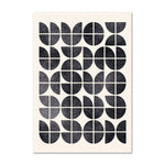 Geometric Monochrome Canvas Poster