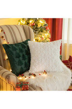 Xmas Plush Decorative Pillow Case