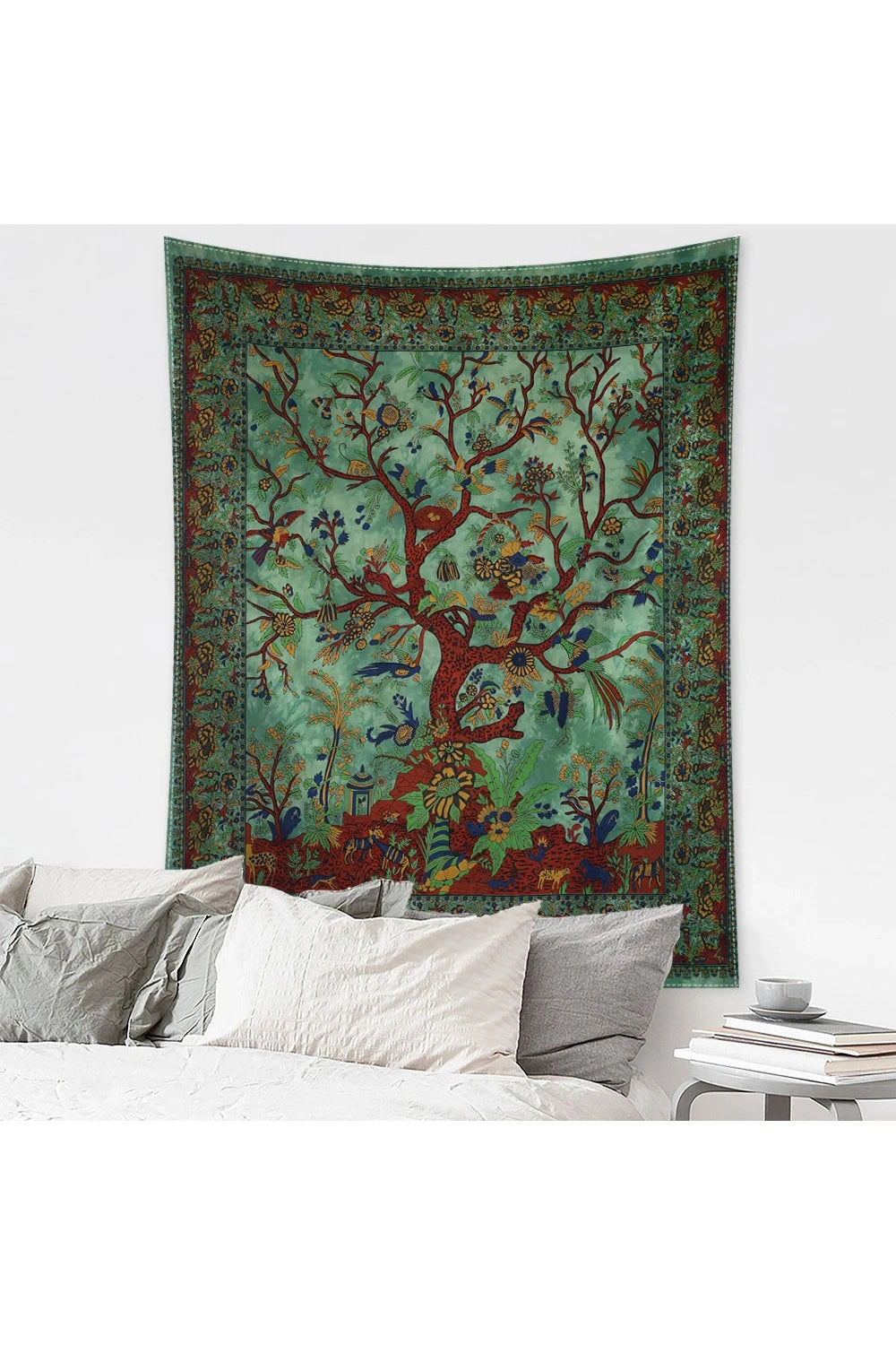 Enchanted Forest Tree of Life Tapestry