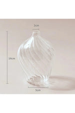 Clear Modern Glass Vase