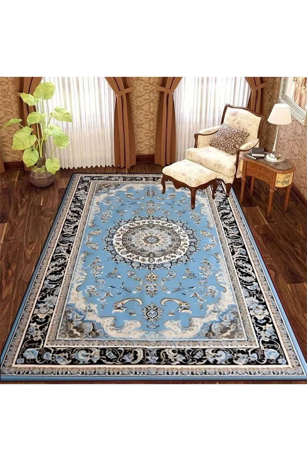 Retro Persian Area Rug