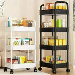 Multi-Tier Rolling Shelf