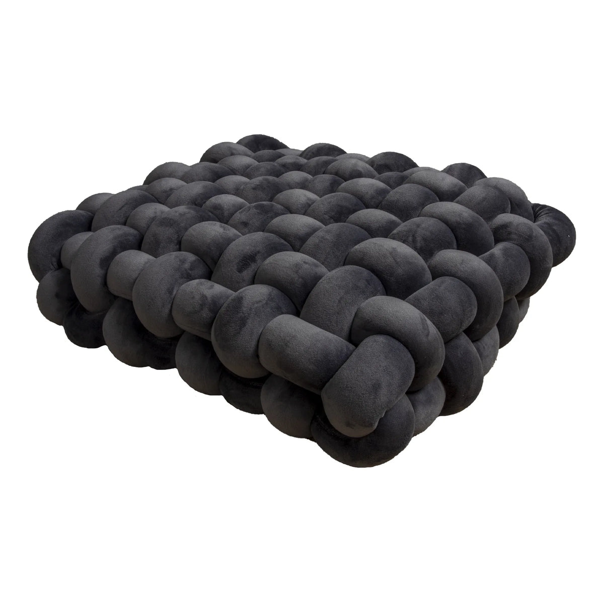 Velvet Knot Cloud Backrest Pillow Set