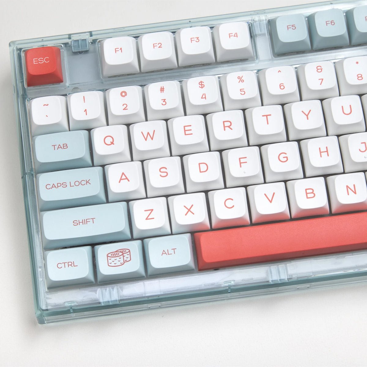 Salmon XDA Keycaps