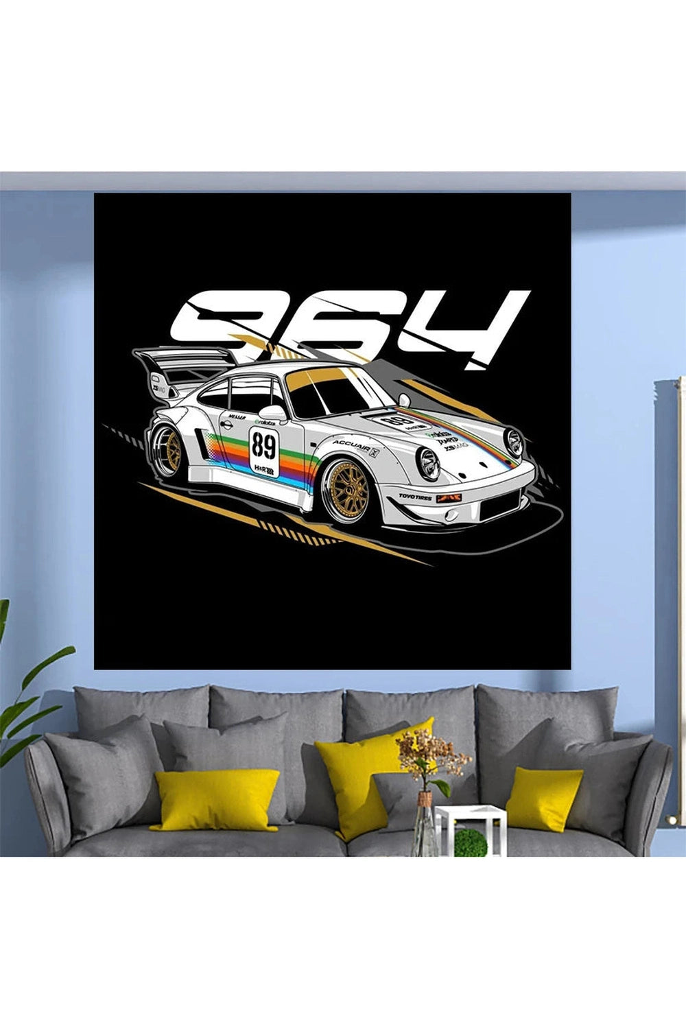 Retro JDM Legends Tapestry