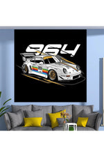 Retro JDM Legends Tapestry