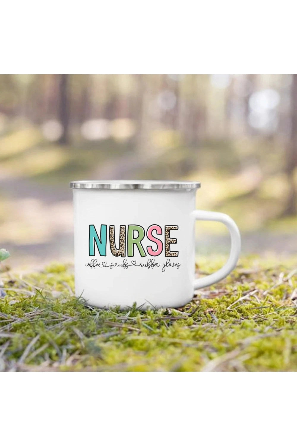 Nurse Life Enamel Coffee Mug