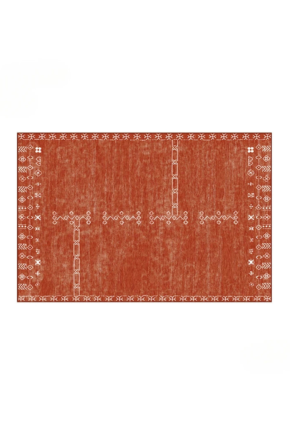 Boho Terracotta Area Rug