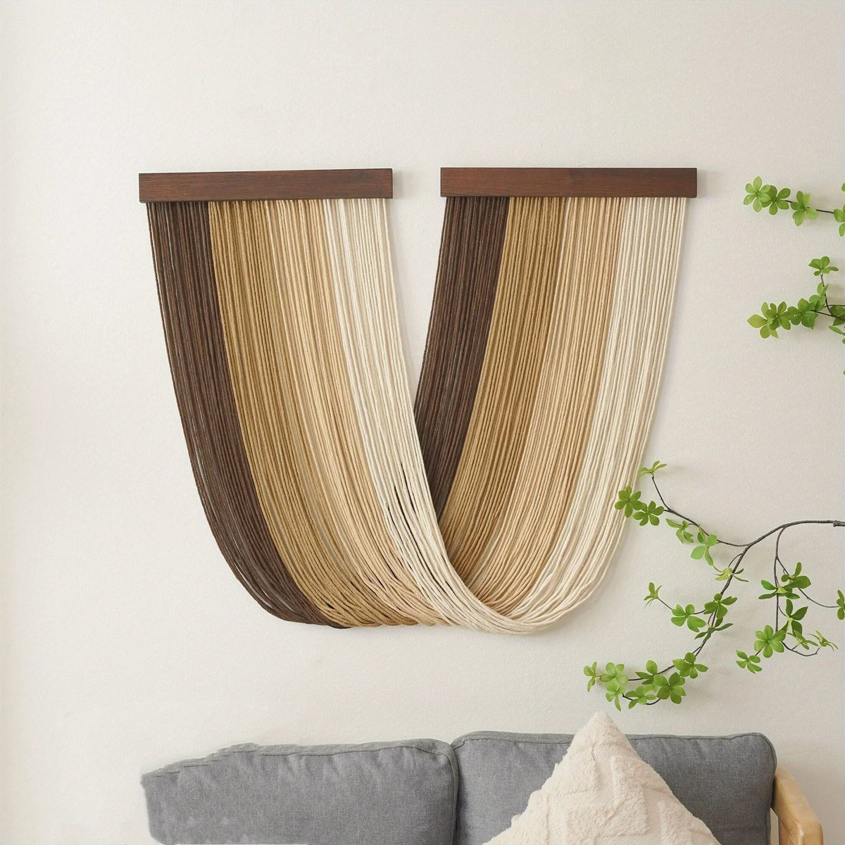 Earthy Wave Wall Hanging