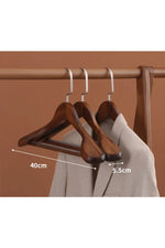 Velvet coat hanger wood flocking wide shoulder suit clothes rack home Wardrobe closet organizer luxury clothes wooden hanger