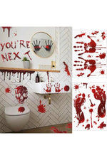 Blood Splatter Horror Wall Stickers