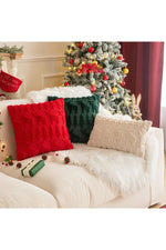 Xmas Plush Decorative Pillow Case