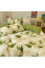 Floral Korean Romantic Bedding Set