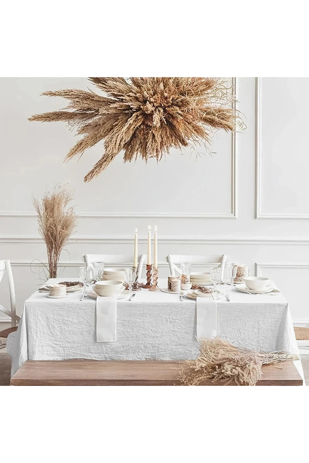 Serene Elegance Tablecloth