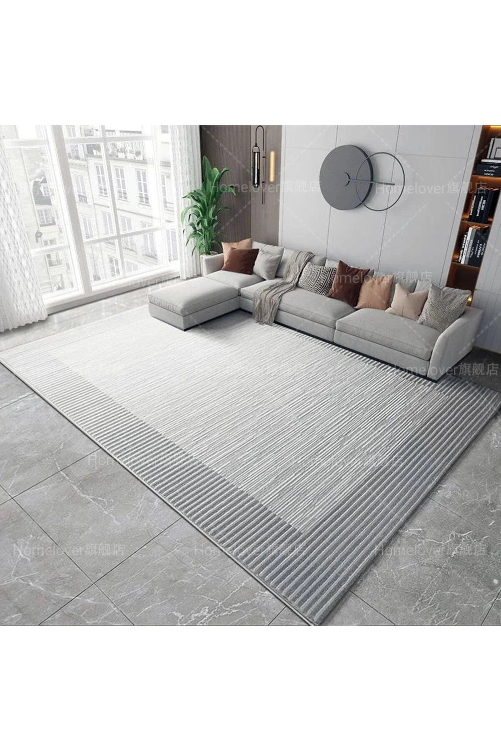 Grey Deluxe Entrance Rug