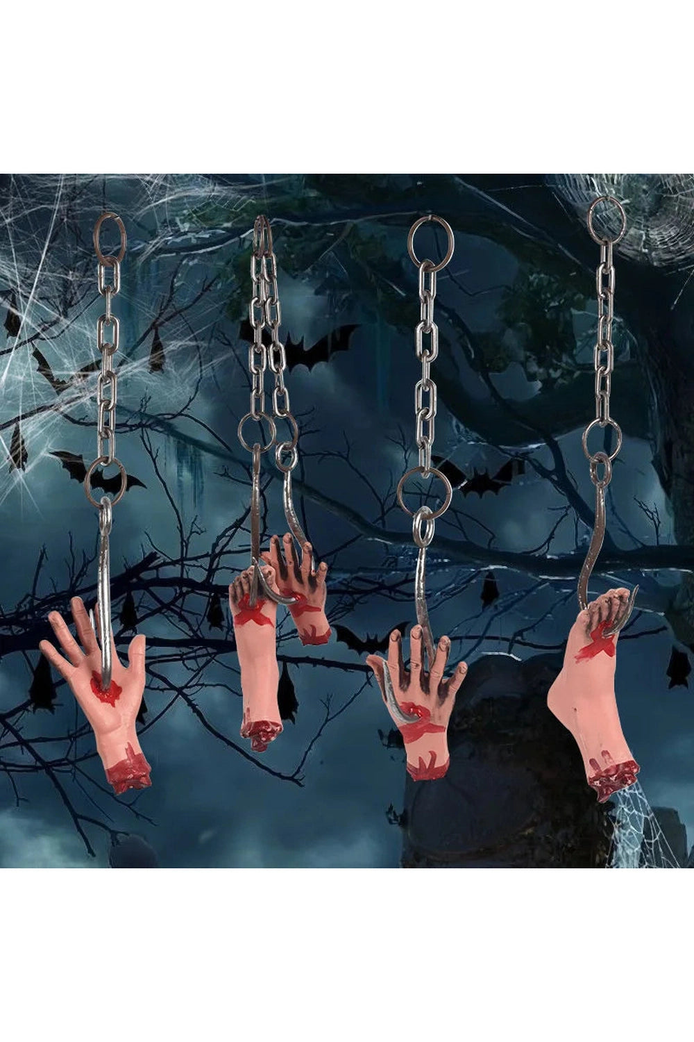 Bloody Body Parts Halloween Hanging Props