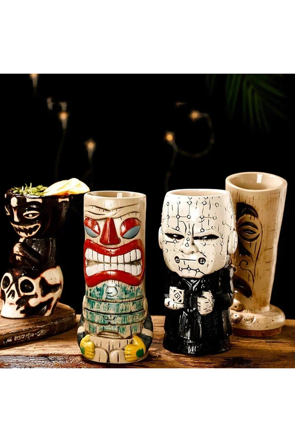 Ceramic Tiki Cocktail Mug