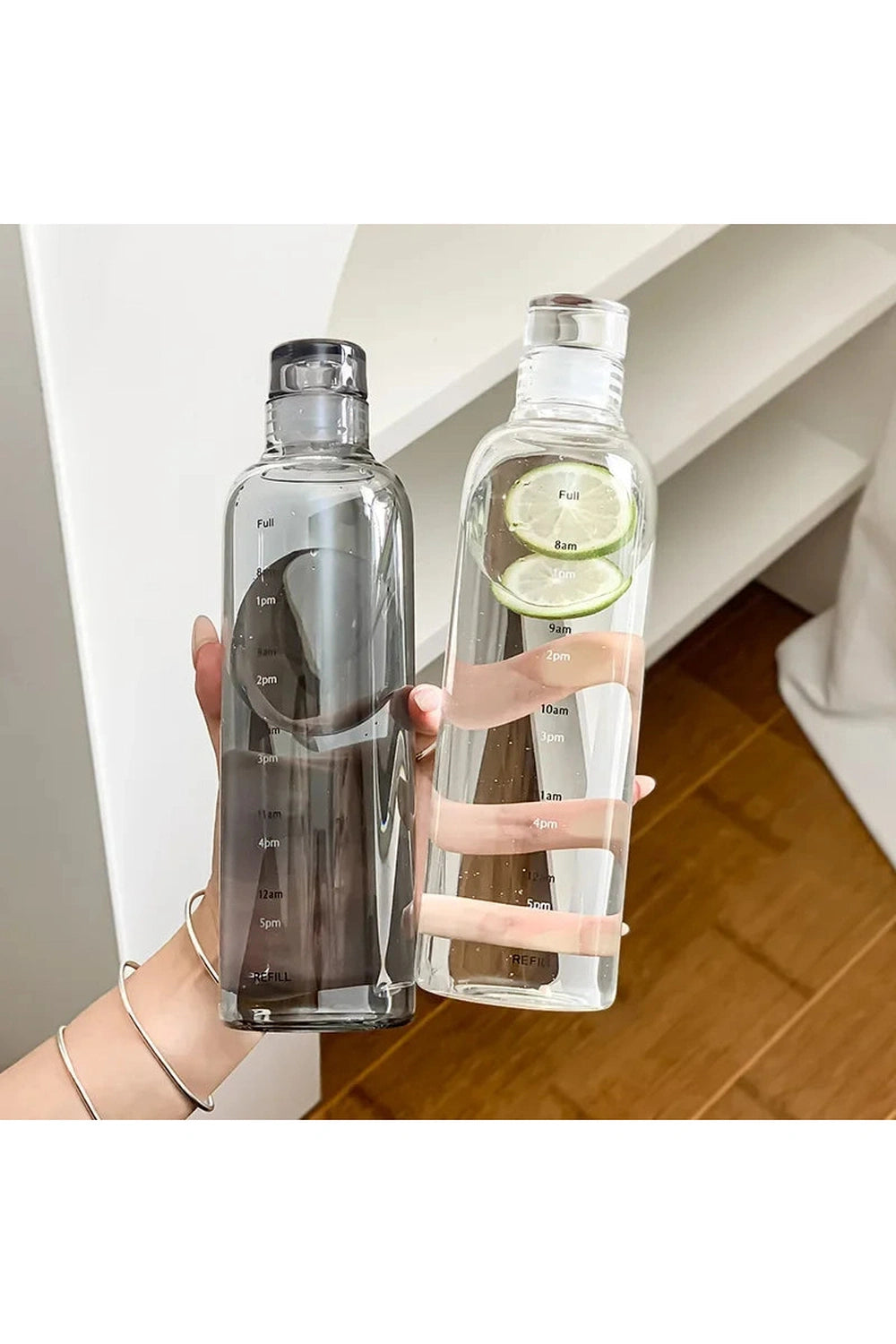 Minimalist Hydration Tracker Bottles