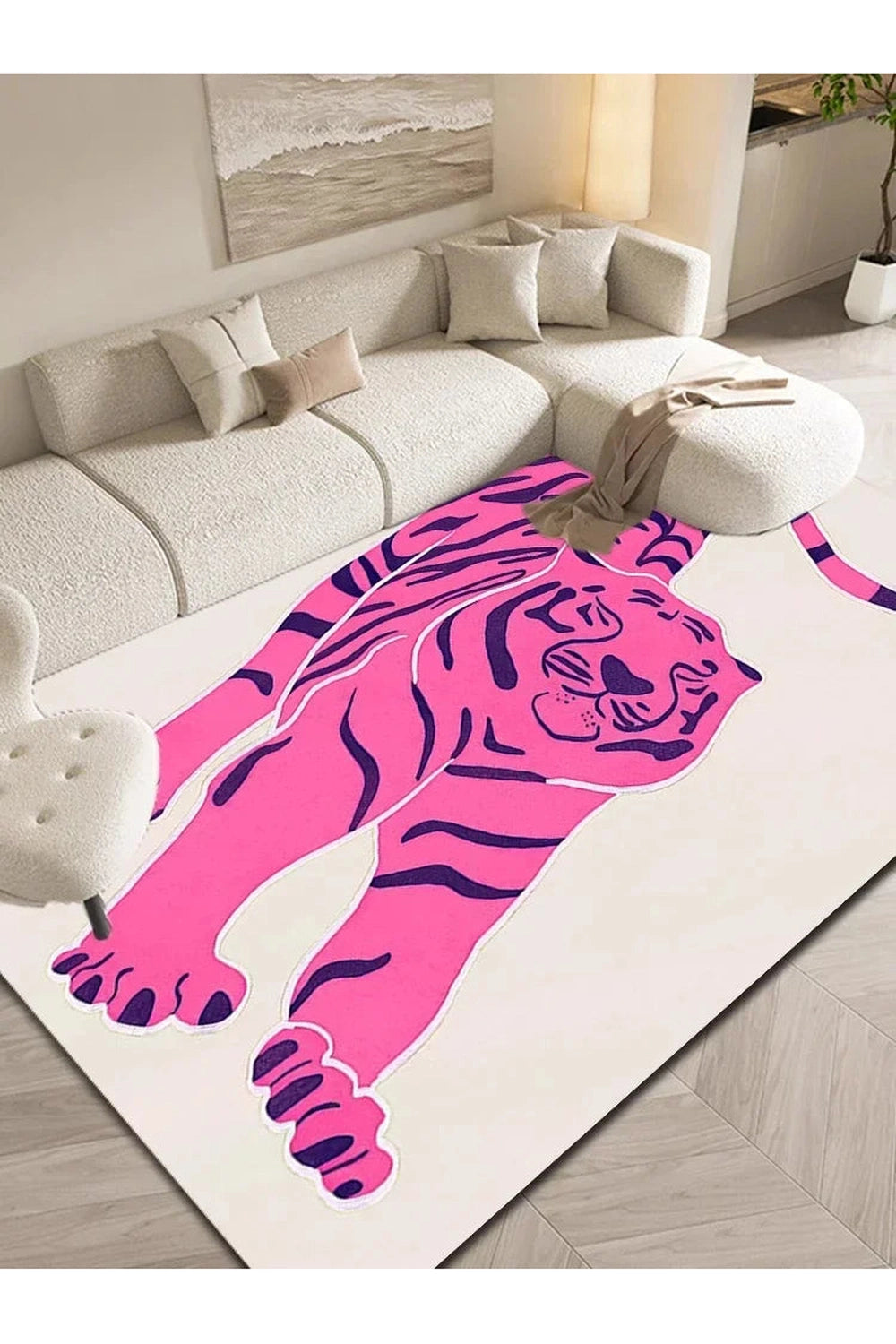 Y2K Leopard Lounge Rug