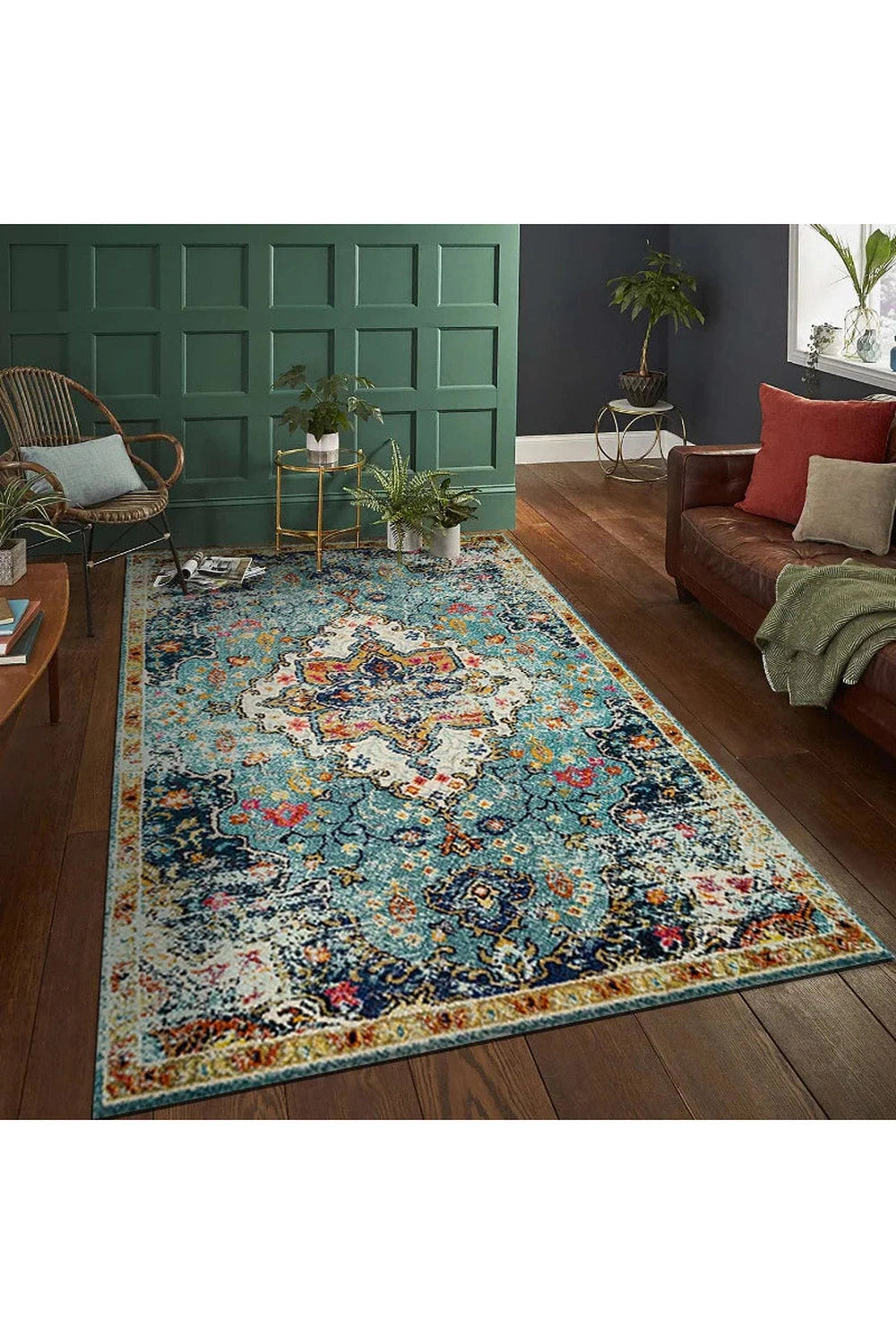 Persian Boho Washable Rug