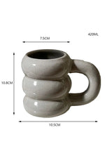 Floral Ceramic Milk Mug