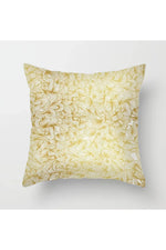 Fall Decor Yellow Leaf Polyester Pillow Case