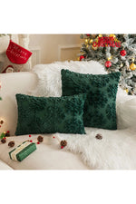 Xmas Plush Decorative Pillow Case