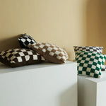 Cozy Checkered Throw Pillows