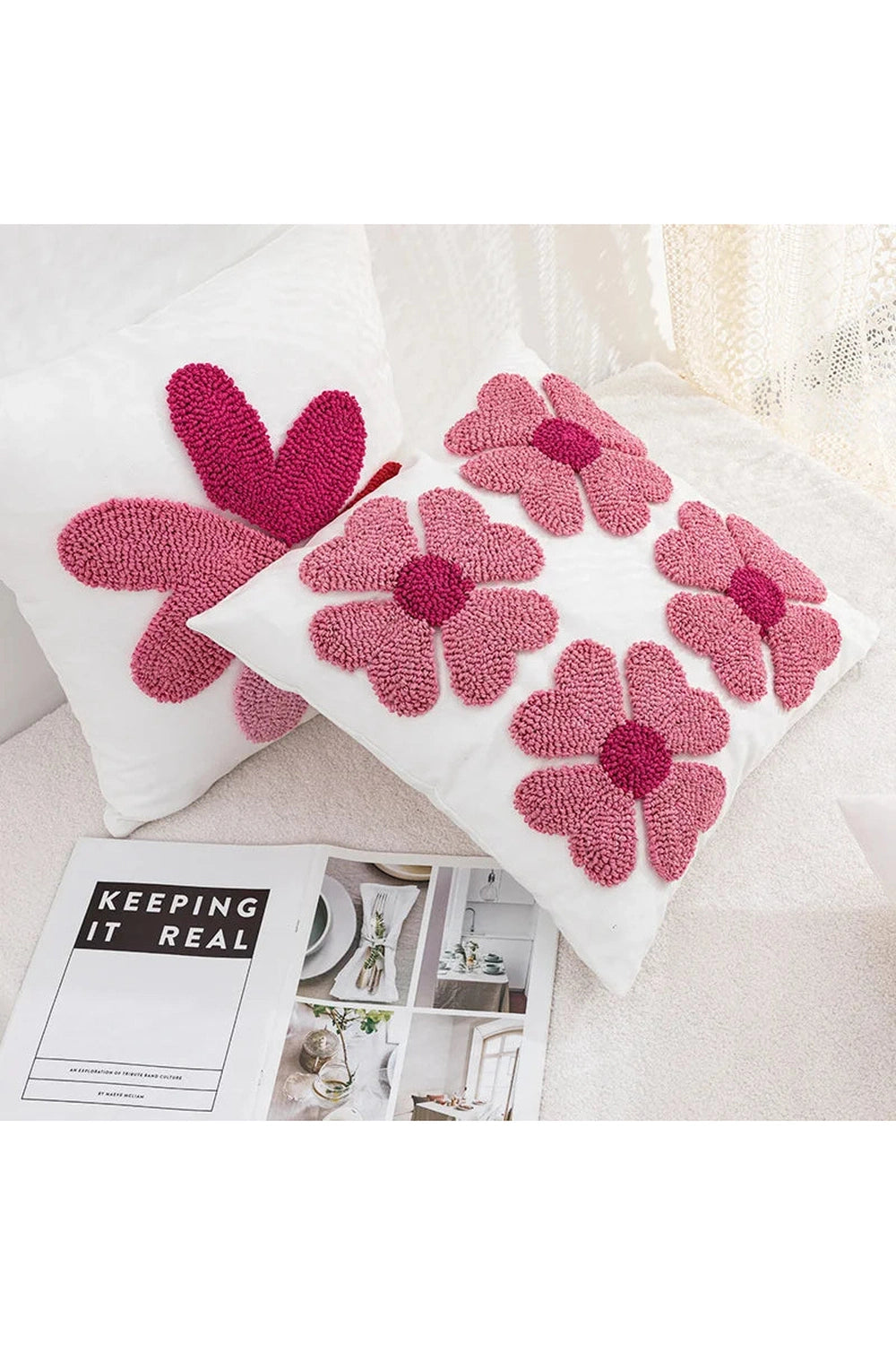 Romantic Plush Valentine Pillow Case