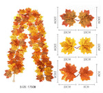 Harvest Glow Leaf Garland