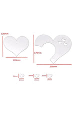 Heart Mirror Wall Stickers