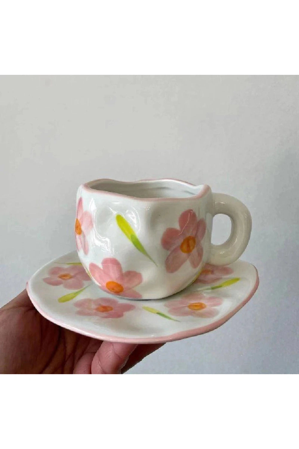 Korean Cute Floral Mug