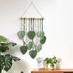 Leafy Green Macrame Wall Hanging