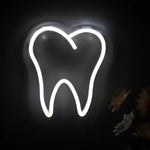 White Teeth Neon Sign