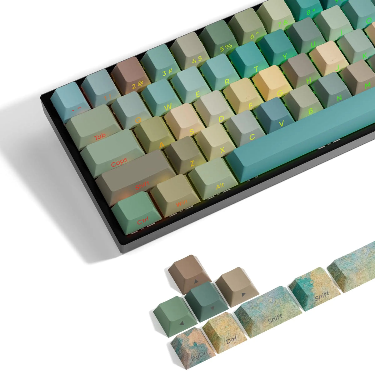 Oil Painting RGB Keycaps