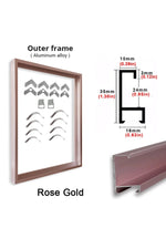 Multicolor Metal Art Frames