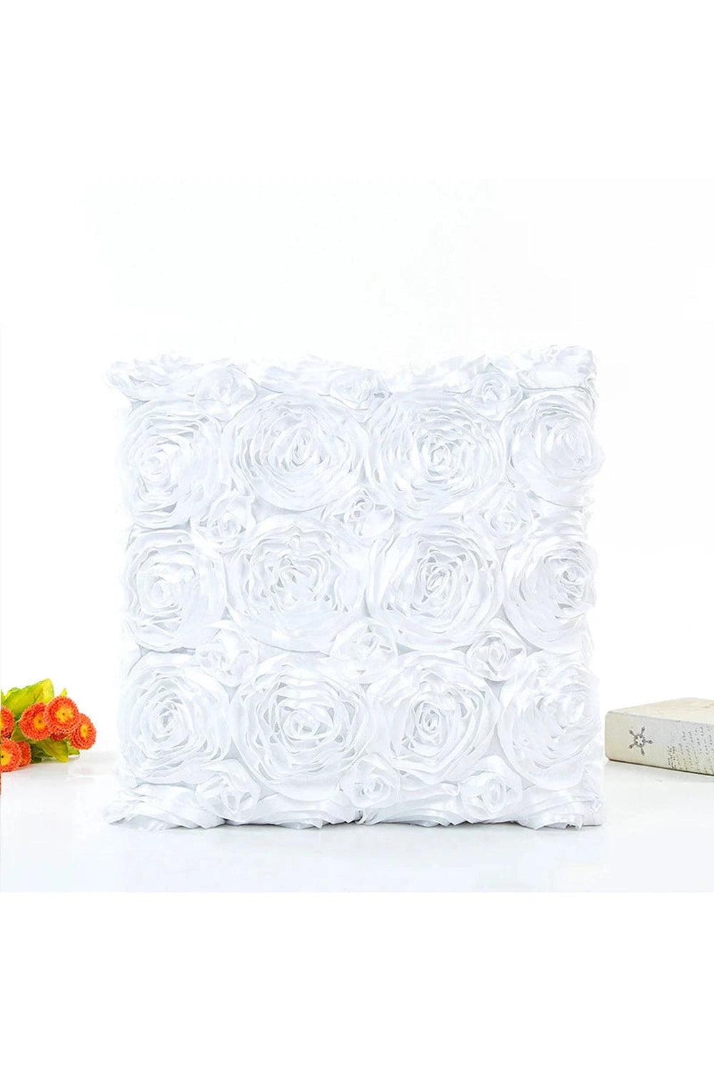 Romantic 3D Rose Pillow Case