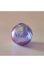 Iridescent Glass Ball Plant Vase