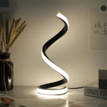 Dark Academia Twisted LED Lamp