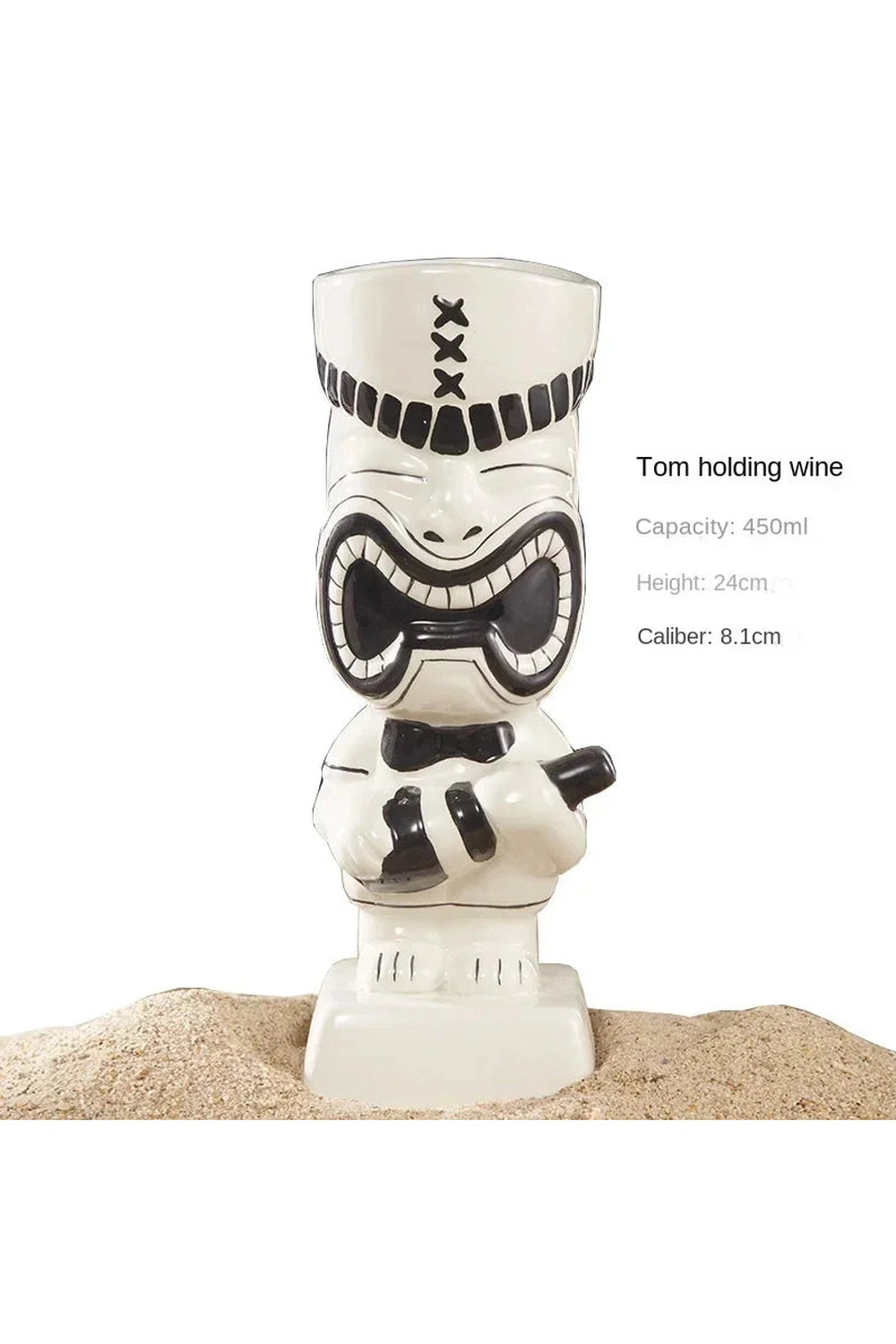 Ceramic Tiki Cocktail Mug