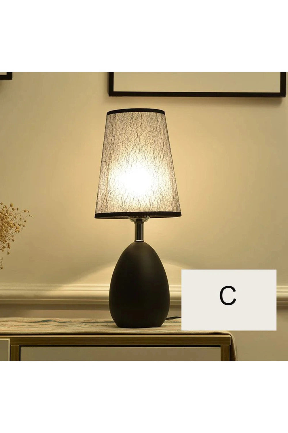 Monochrome Nordic Night Lamp