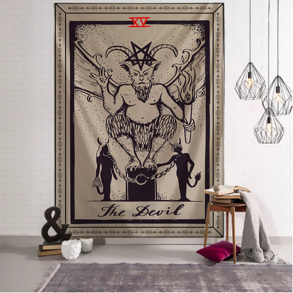 Classic Card Tarot Tapestry