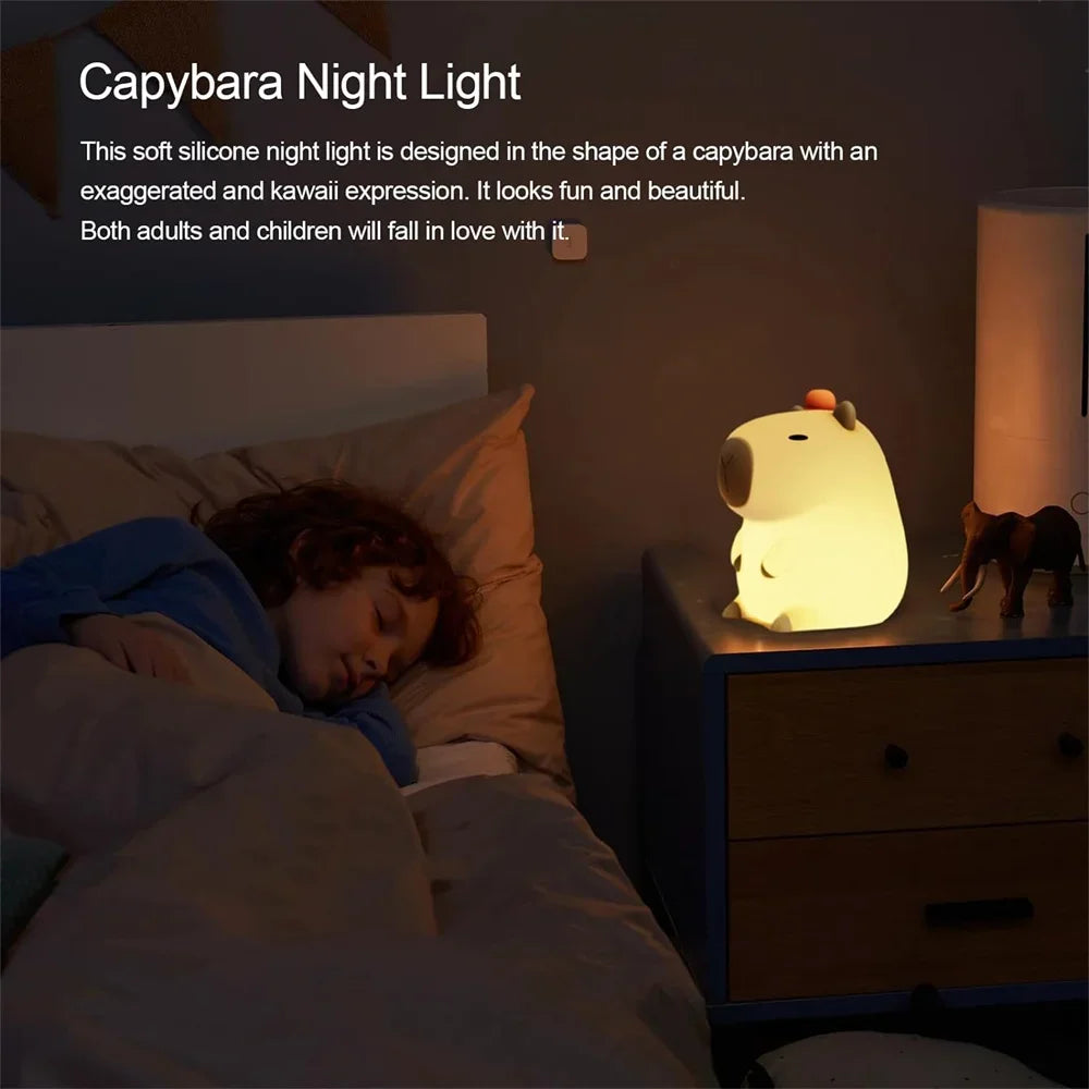 Kawaii Capybara Night Light