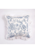 Pleated Lace Embroidered Pillow Case