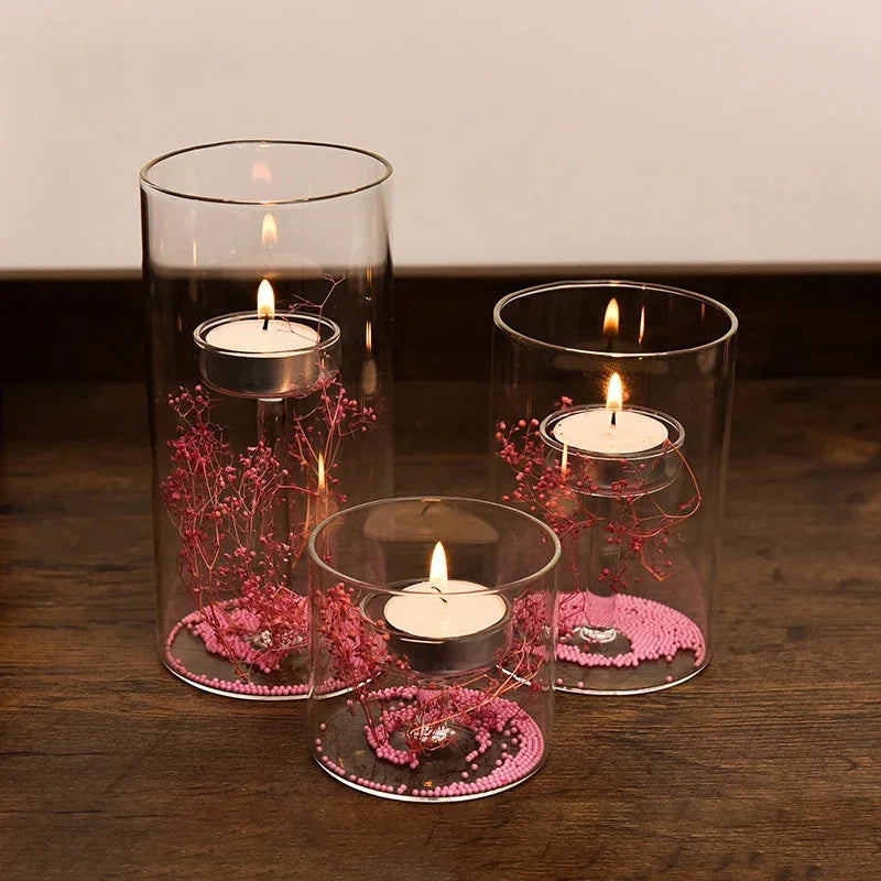 Enchanted Glow Floating Candle Holders