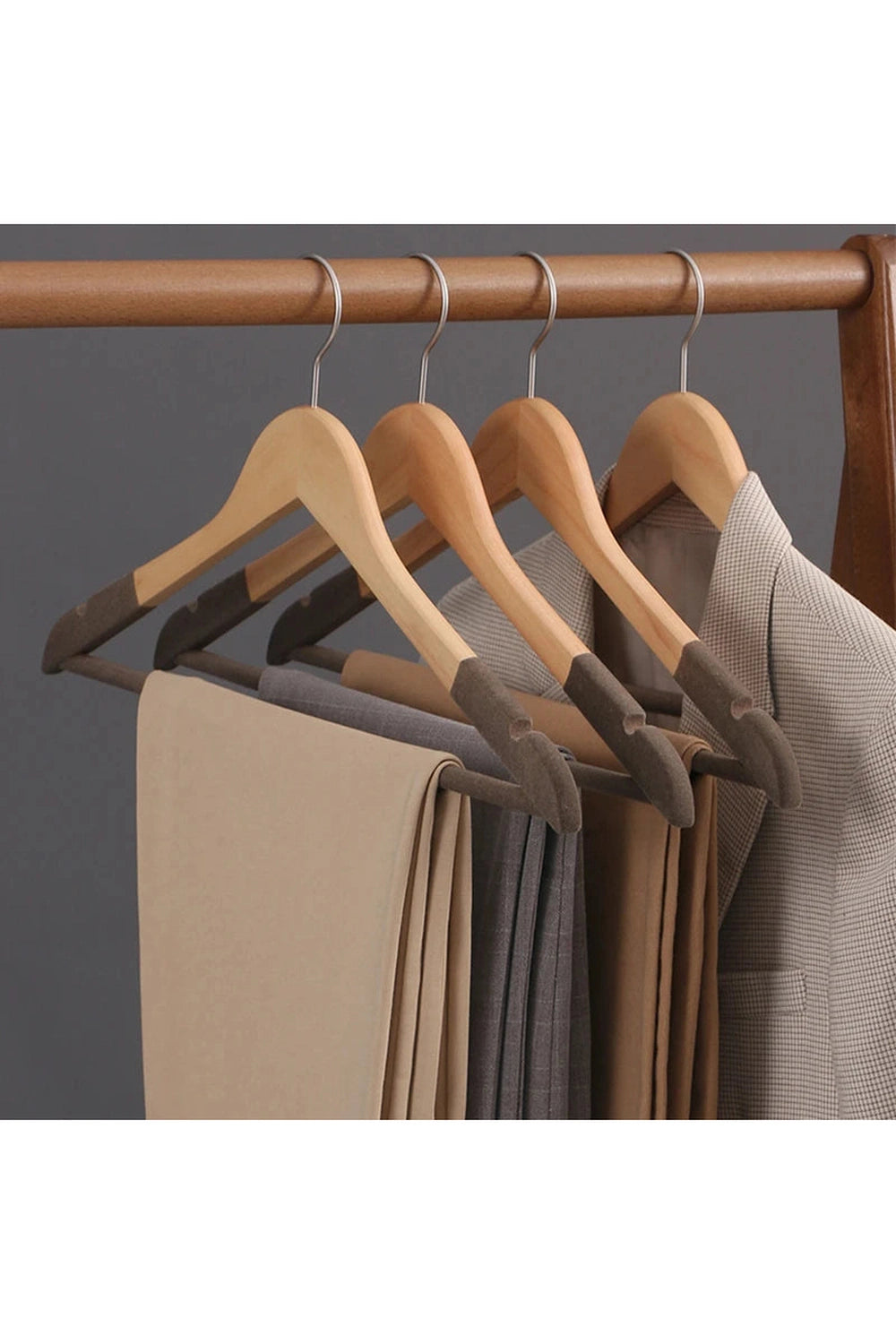 Premium Wooden Suit Hangers