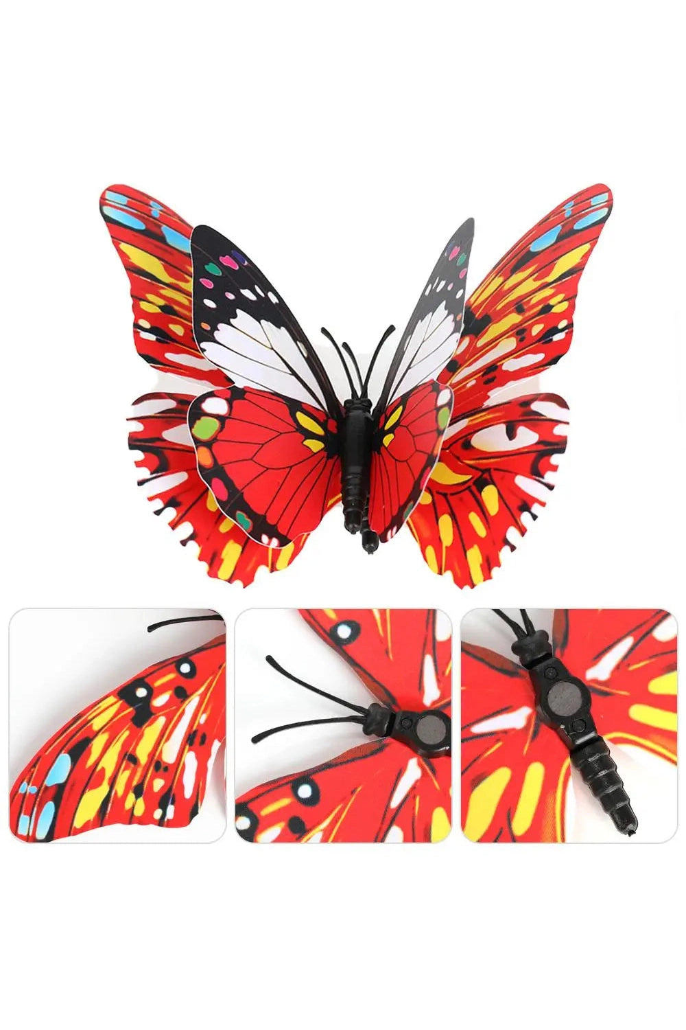 Colorful 3D Butterfly Stickers